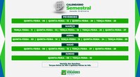 Câmara de Vereadores divulga o calendário semestral de Sessões Ordinárias