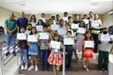 Câmara realiza entrega de certificados aos alunos do Curso de Robótica e Automação