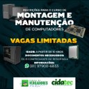 CIDATEC abre inscrições para Curso de Montagem e Manutenção de Computadores