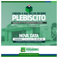 Plebiscito sobre alteração no nome do teatro municipal será realizado no próximo domingo